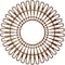 Ekena Millwork Cornelius Wood Fretwork Pierced Ceiling Medallion, Walnut, 40"OD x 14 7/8"ID x 3/8"T CMWP40X0375CRWA - alternate 2